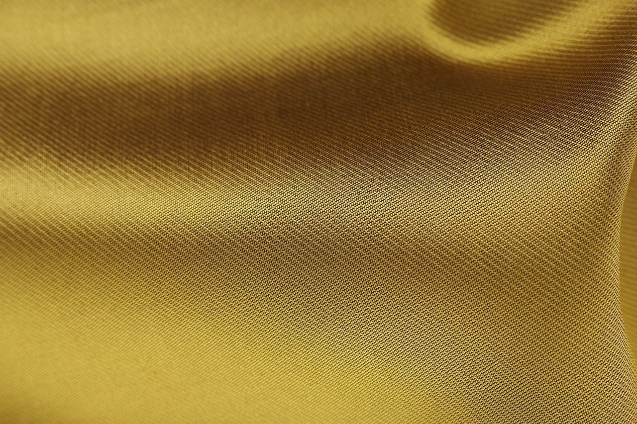 Image - yellow fabric textile texture