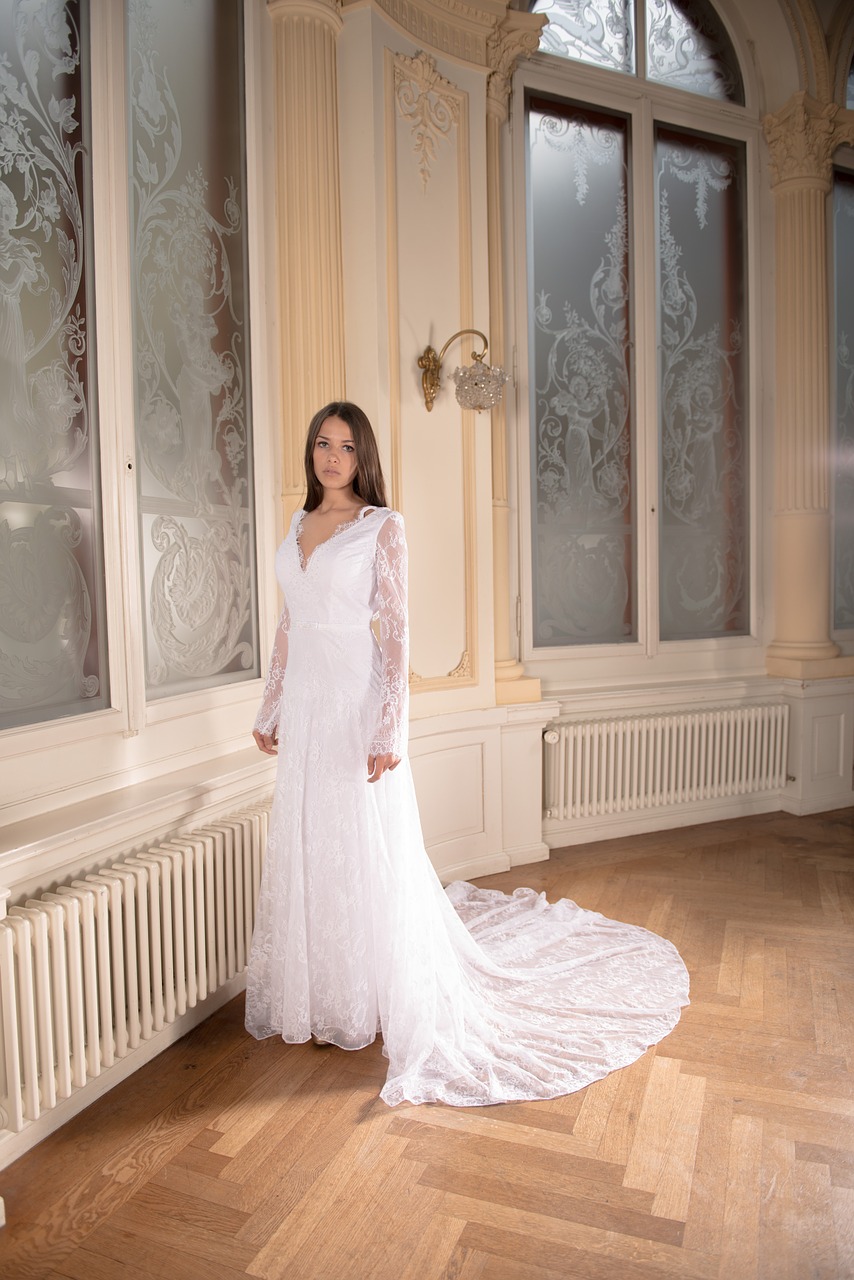 Image - bride marriage wedding dress woman