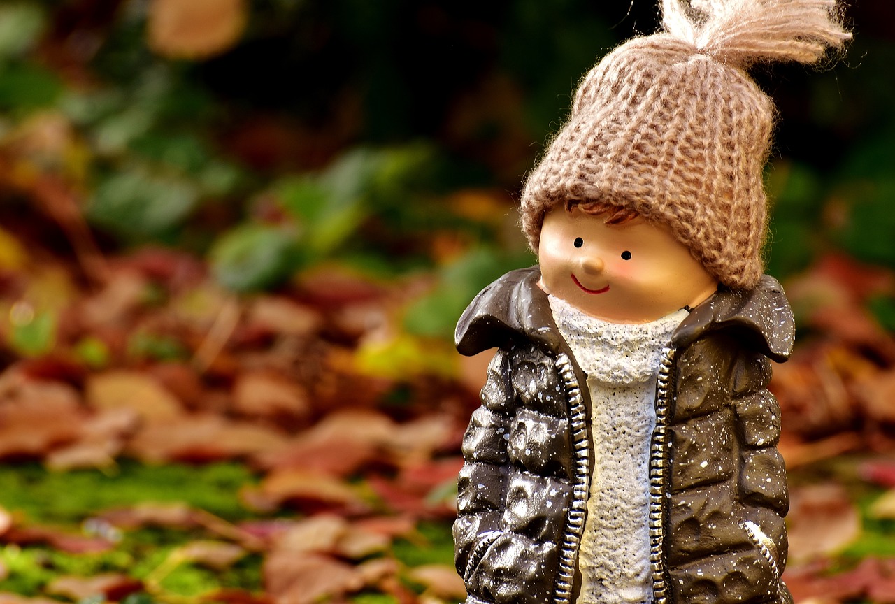 Image - boy figure deco forest autumn