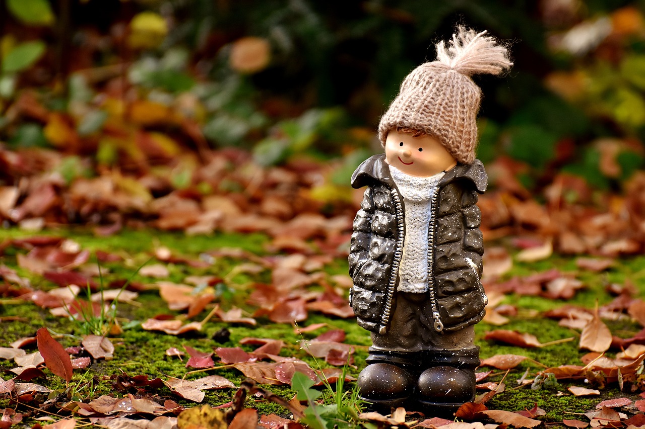 Image - boy figure deco forest autumn