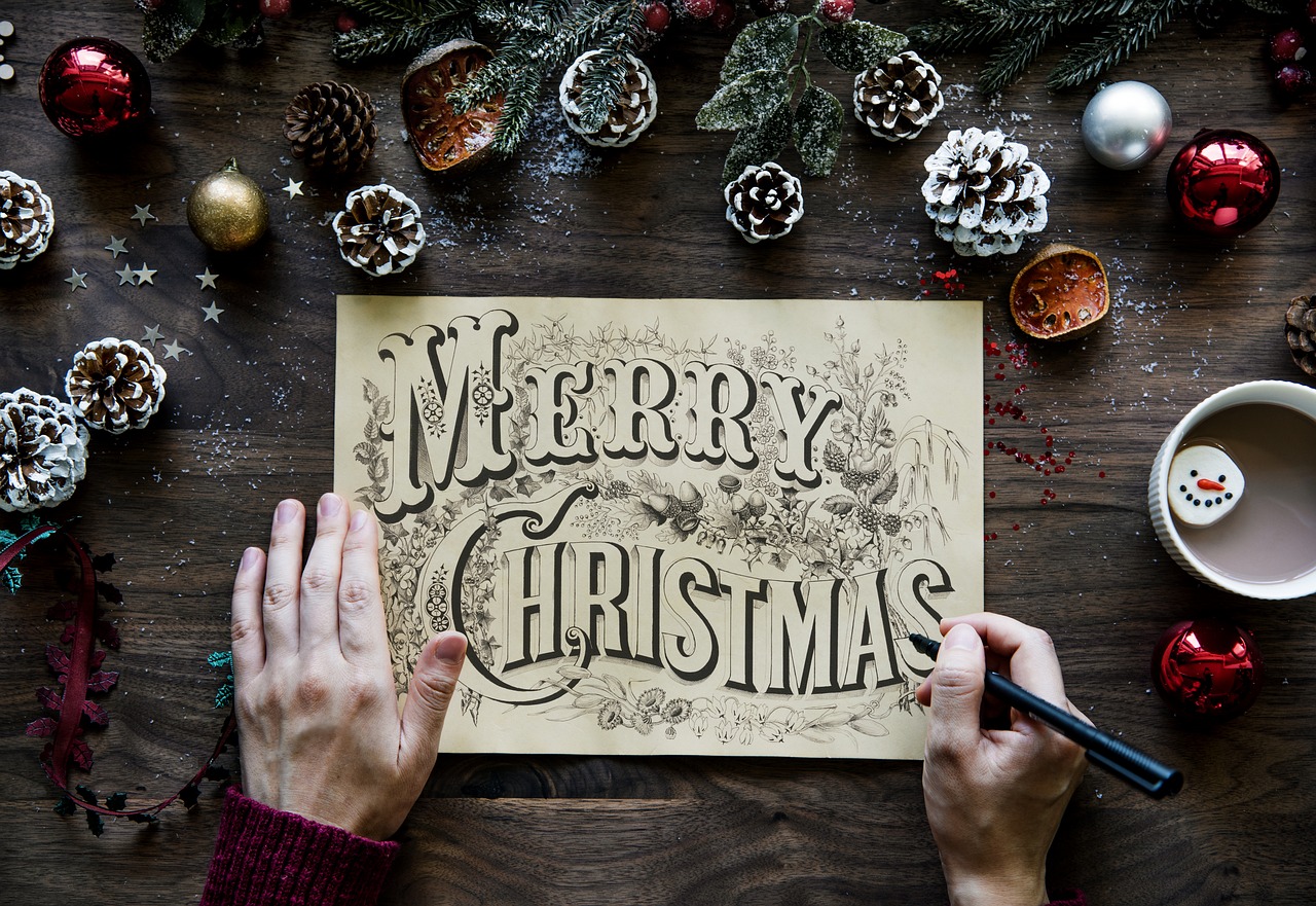 Image - merry christmas background card