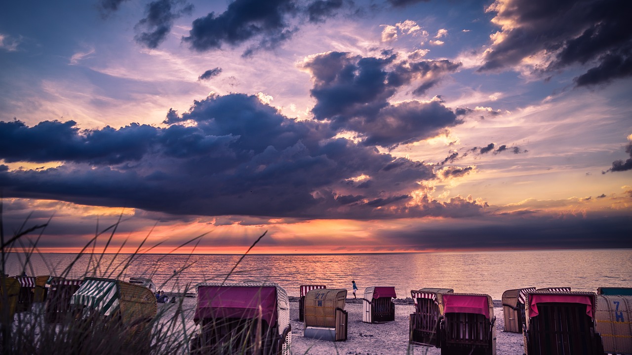 Image - stran beach chair holiday sunset