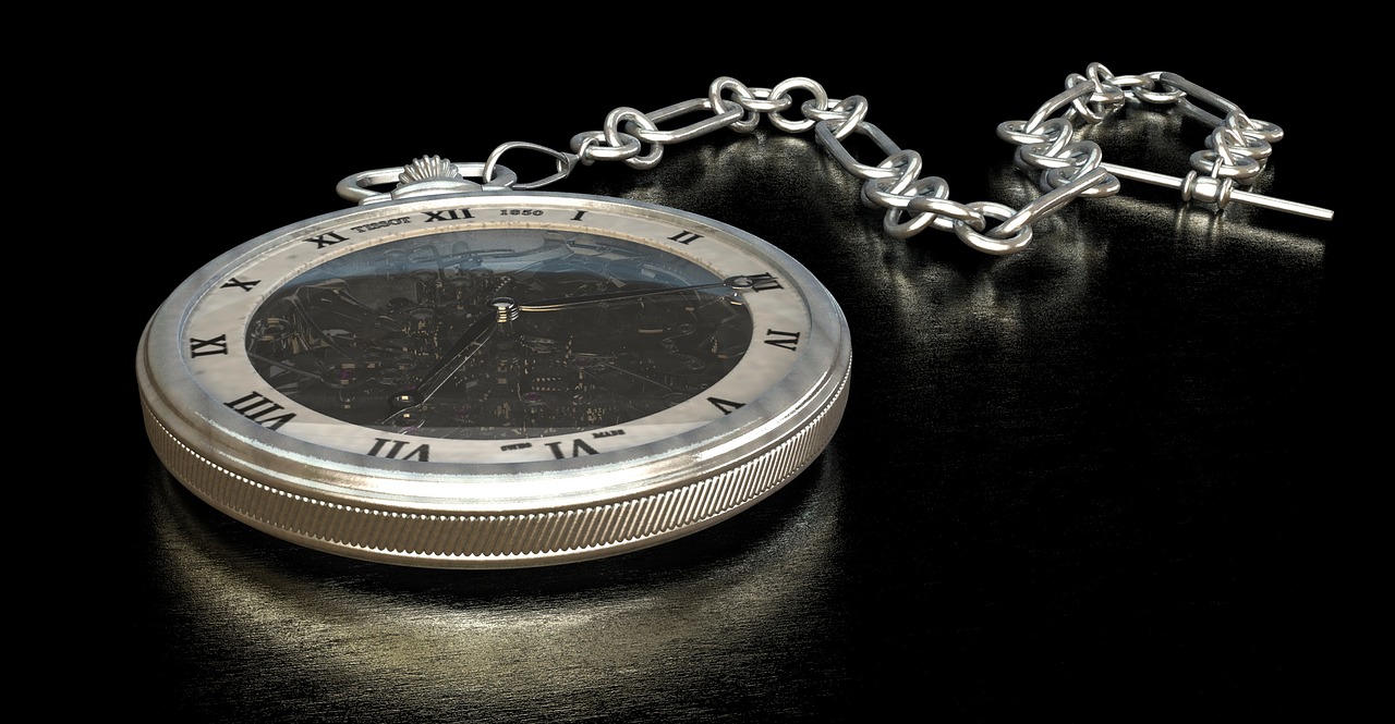 Image - pocket watch clock movement dial