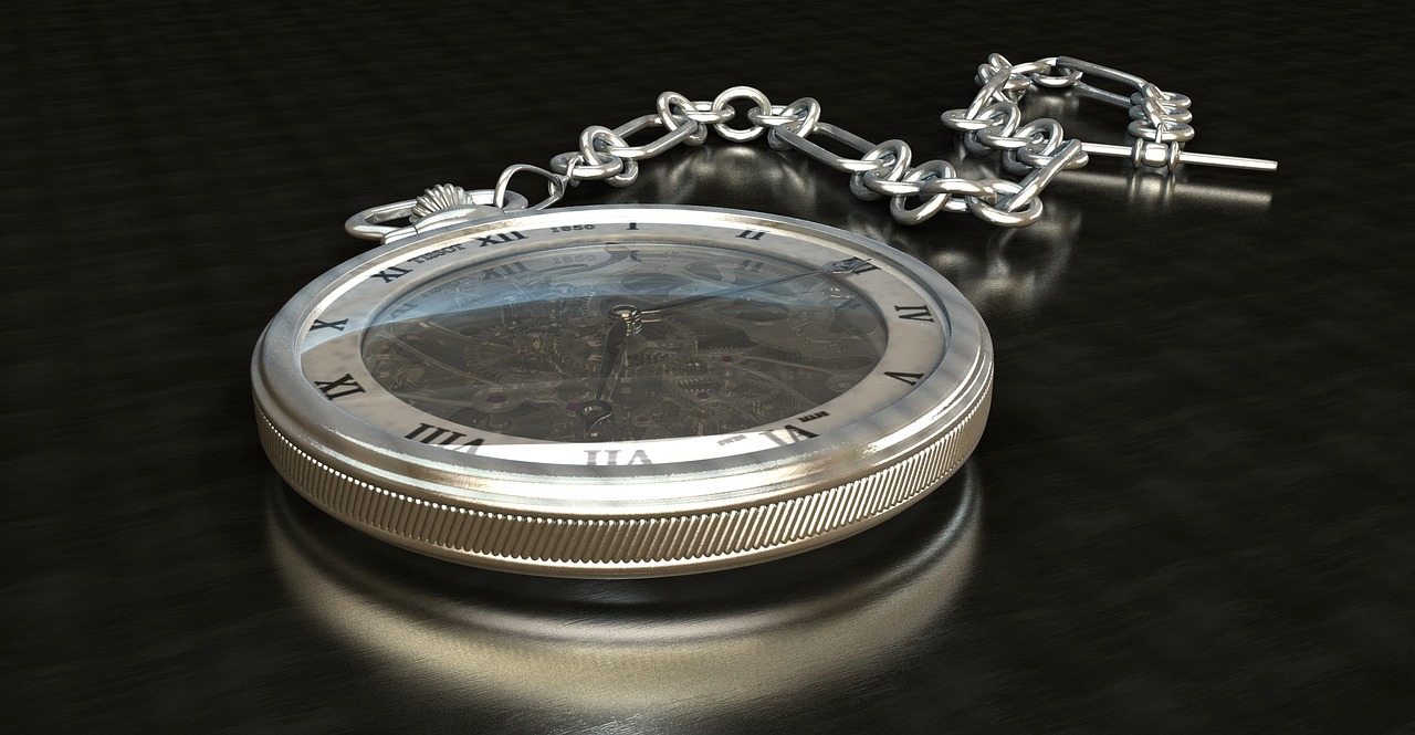 Image - pocket watch clock movement dial