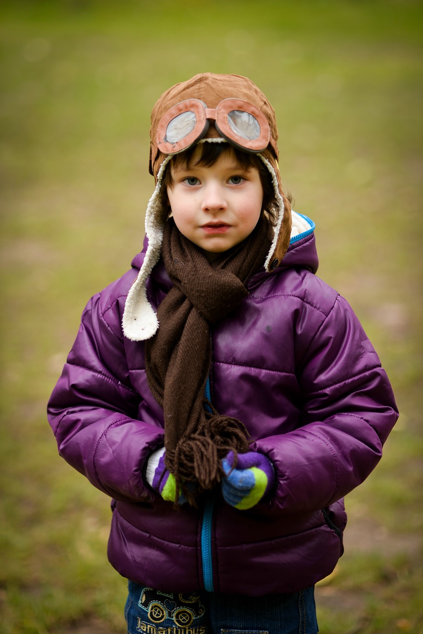 Image - boy autumn cap jacket baby park