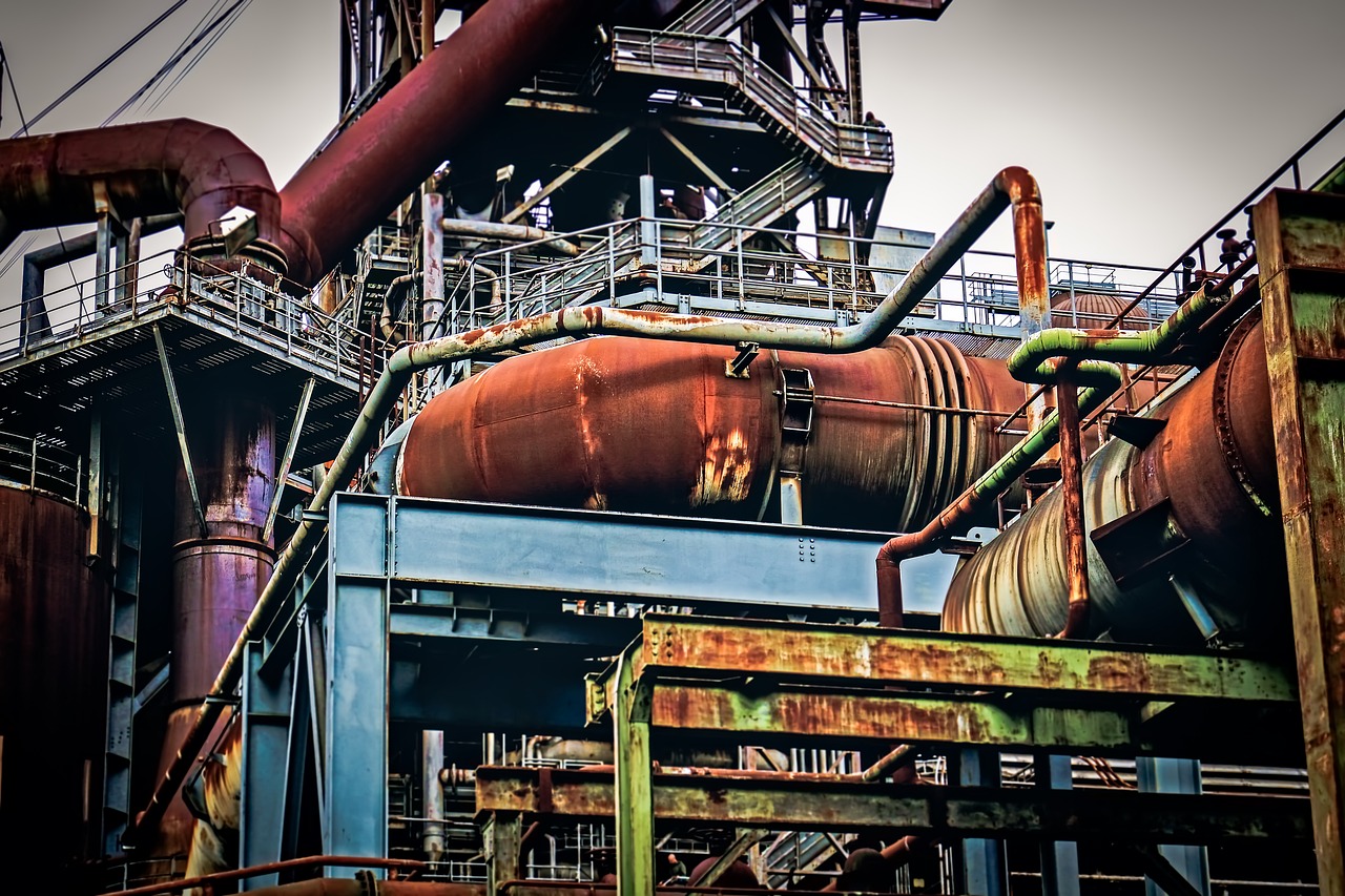 Image - industry landscape colorful