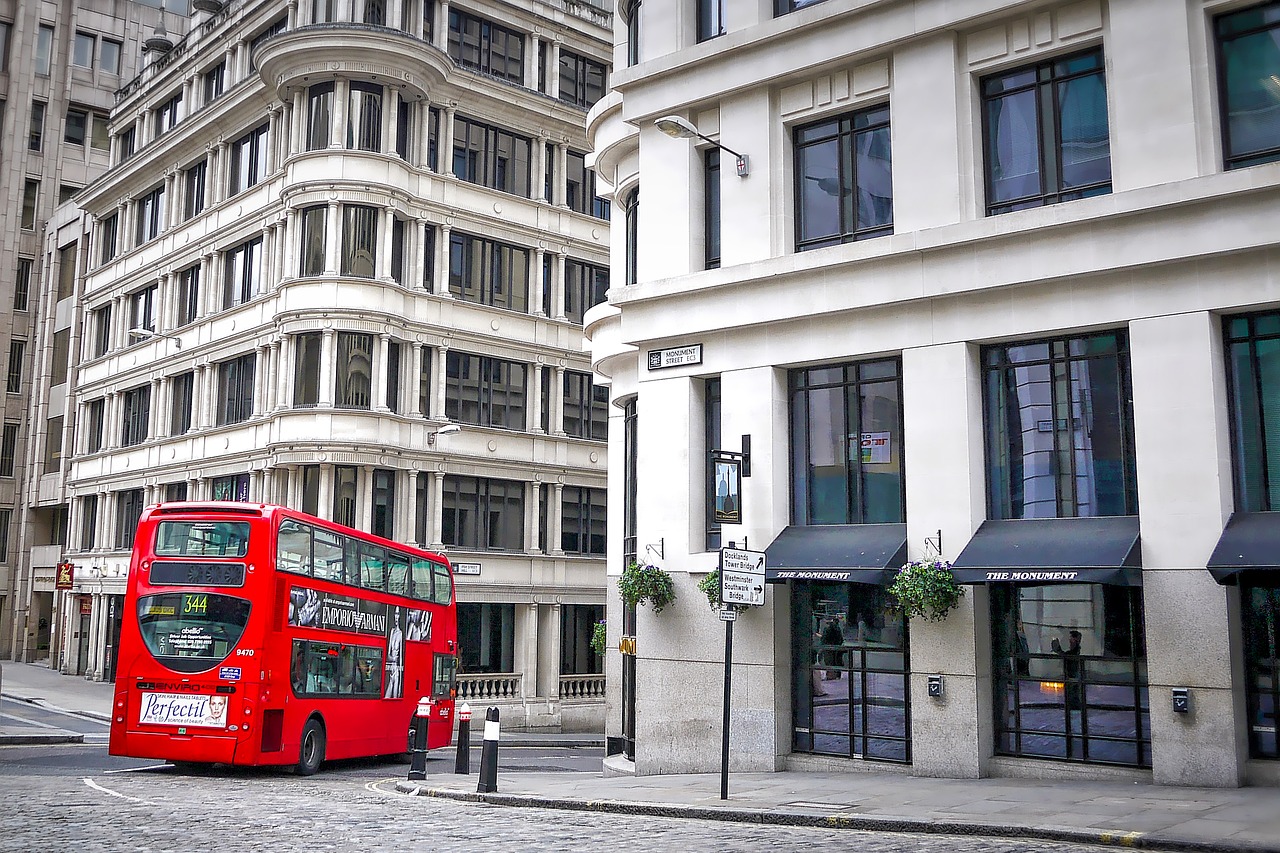 Image - london red bus double decker