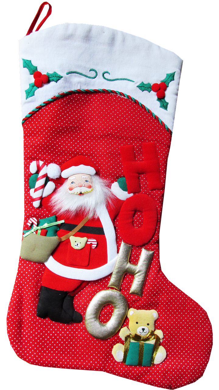 Image - christmas stocking red gifts