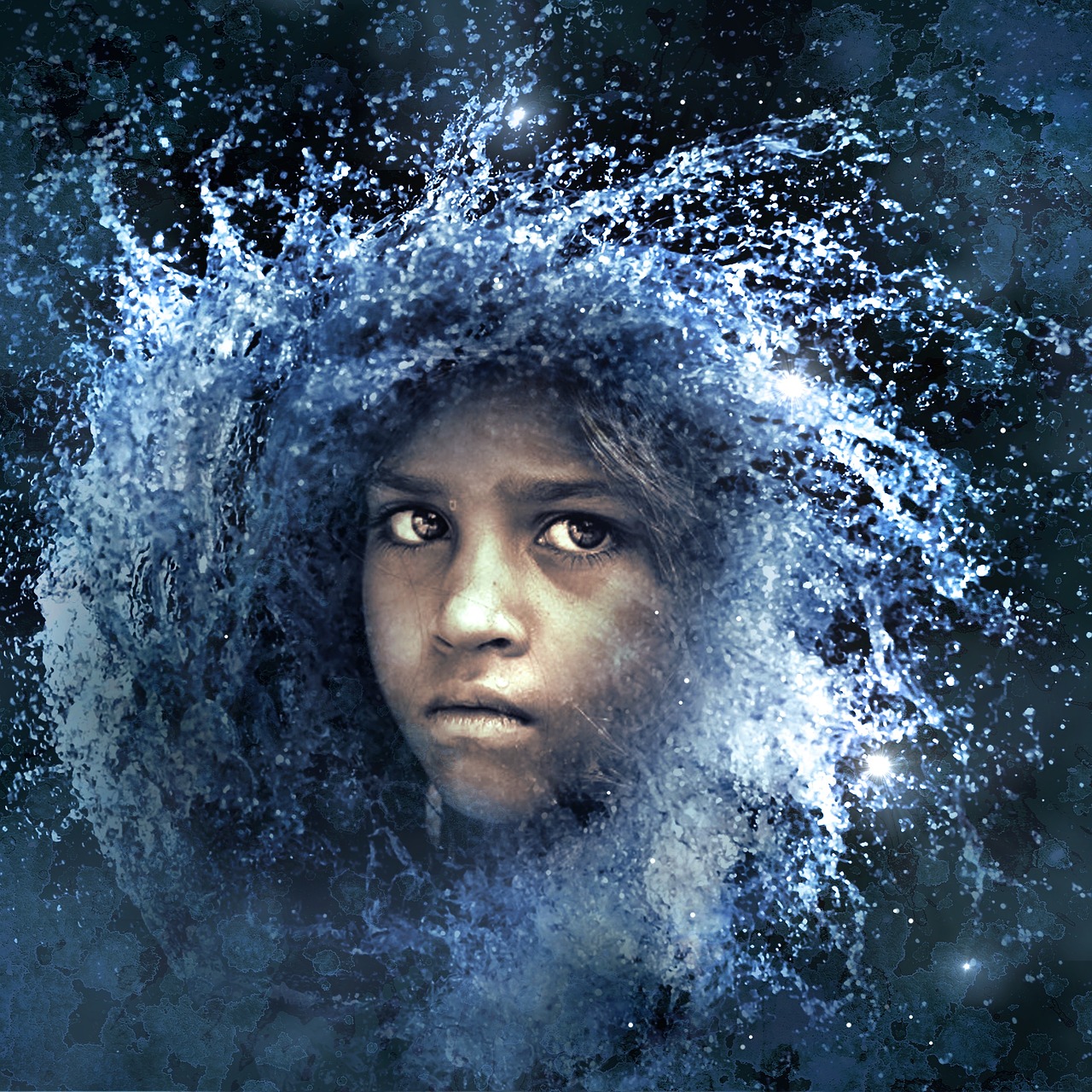 Image - cd cover portrait water child