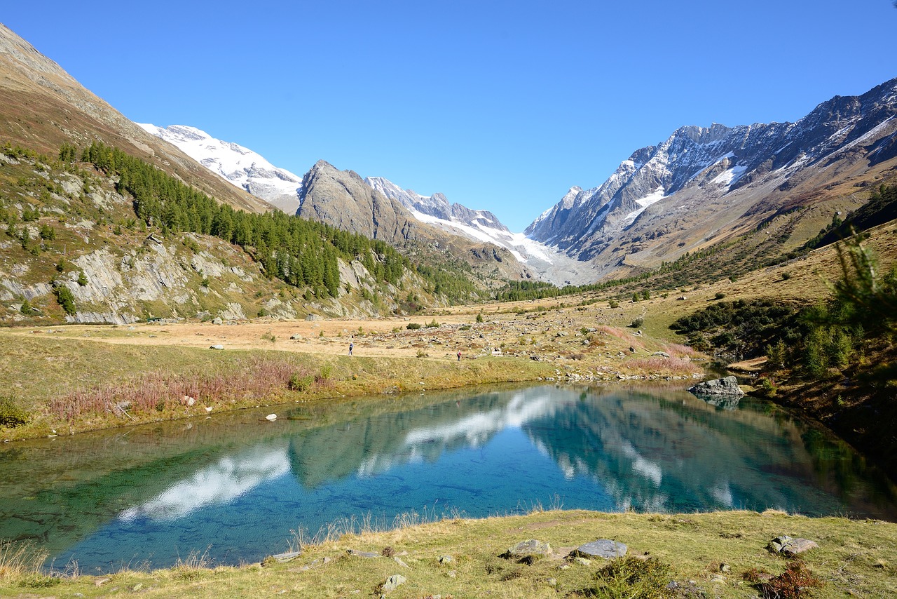 Image - nature landscape valais bergsee