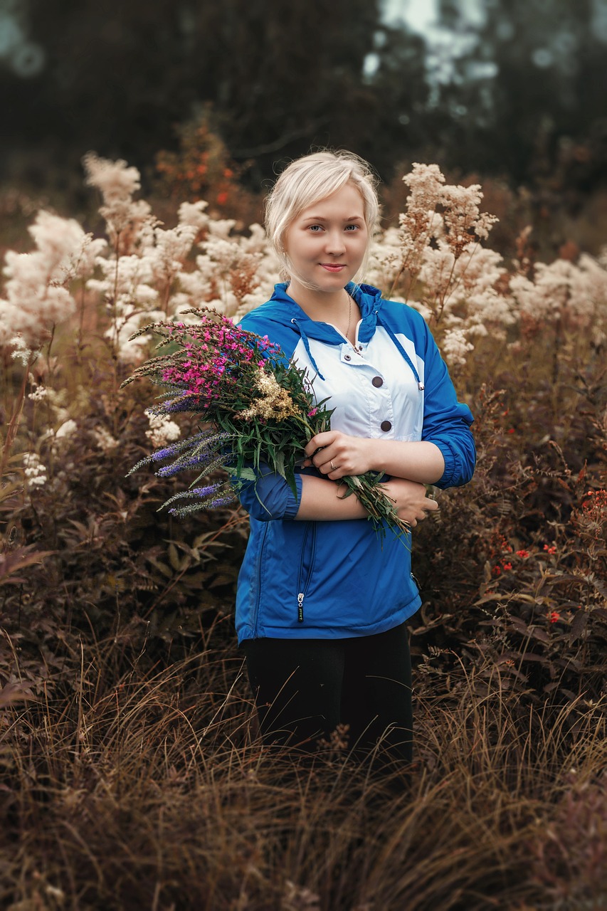 Image - summer girl bouquet