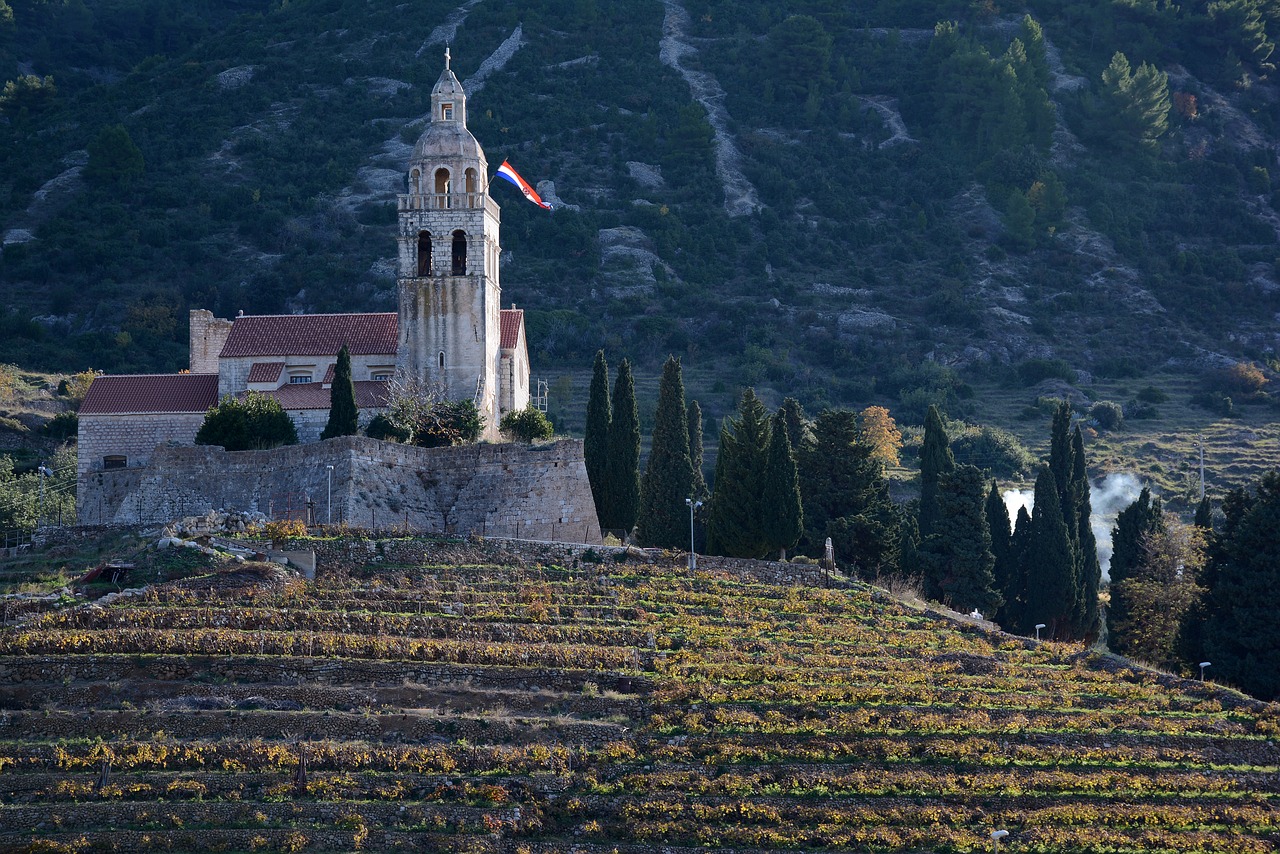 Image - vis croatia church adriatic island