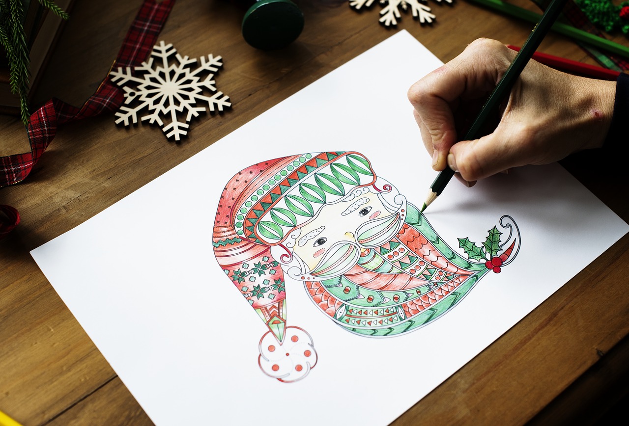 Image - adult coloring art artistic beard
