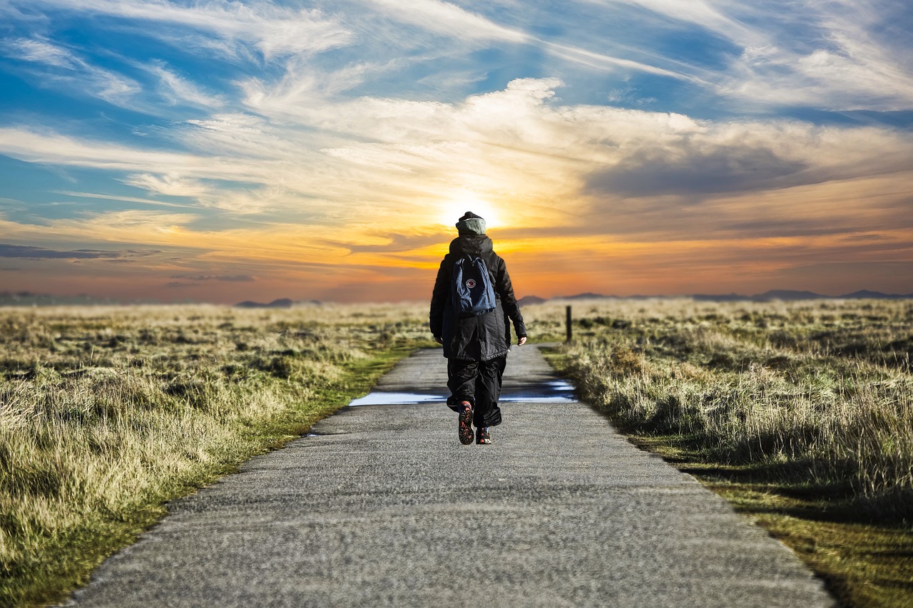 Image - north sea walk alone sky nature