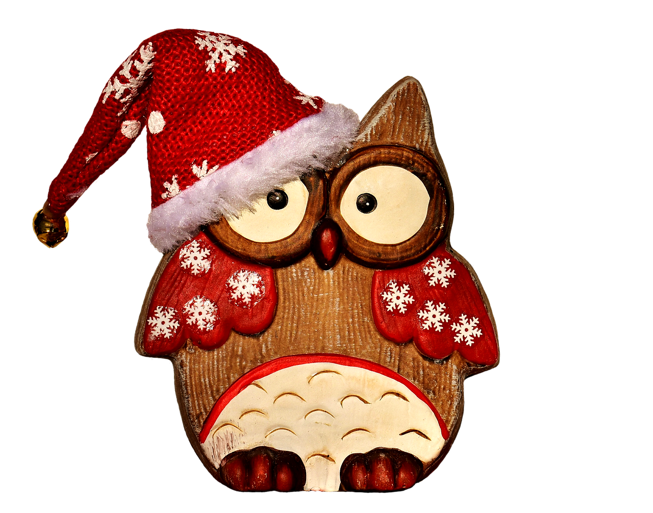 Image - owl figure wood christmas