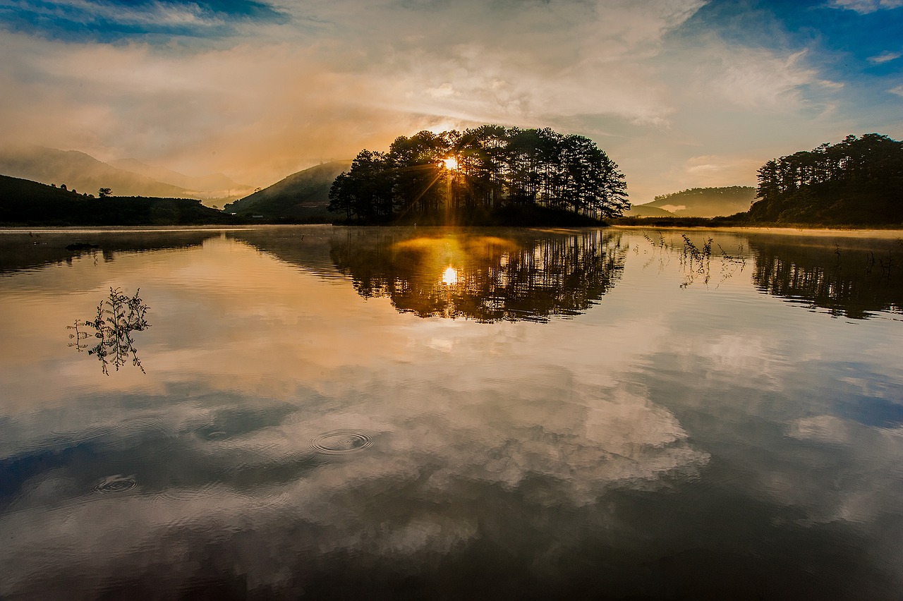 Image - soi ball the lake reflect natural