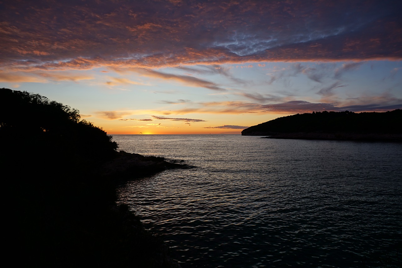 Image - sunset croatia landscape booked