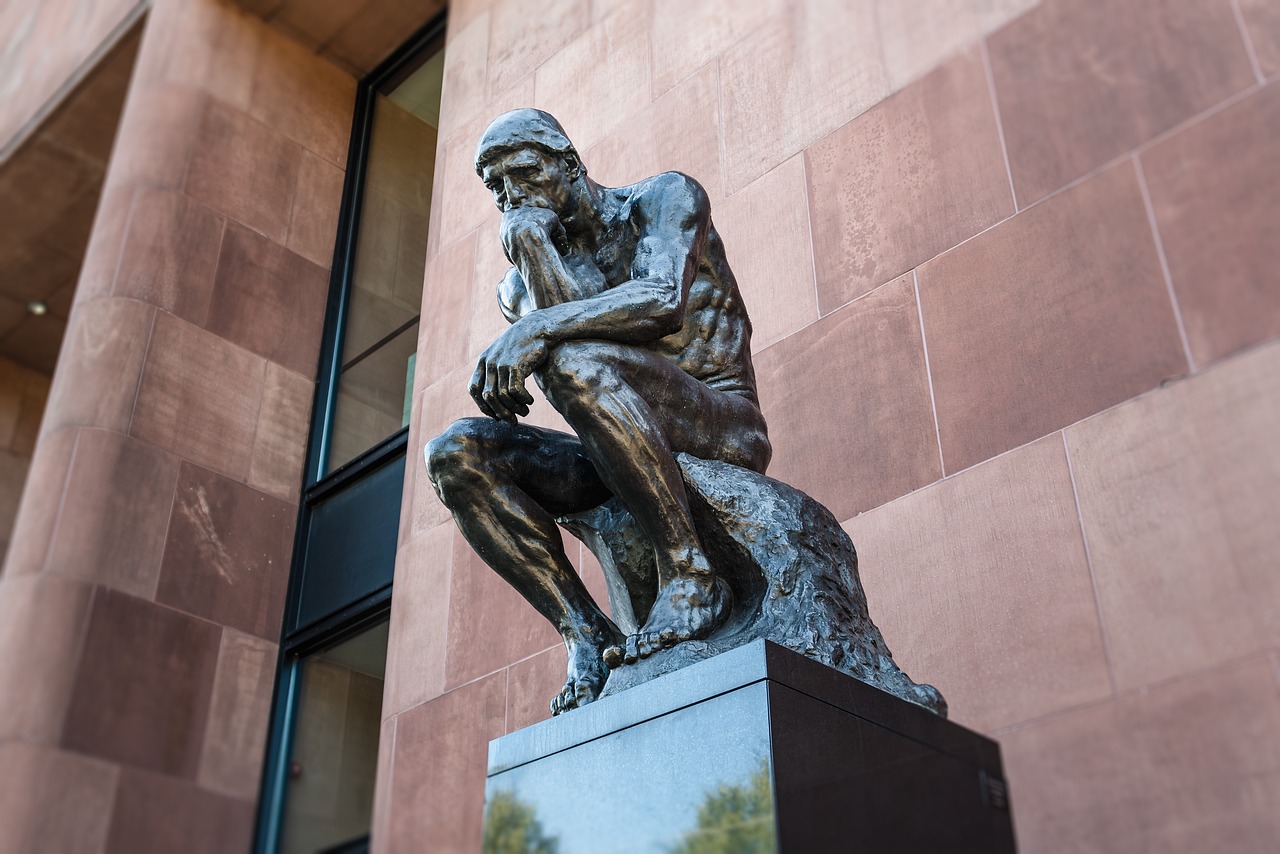 Image - art thinker sculpture bielefeld