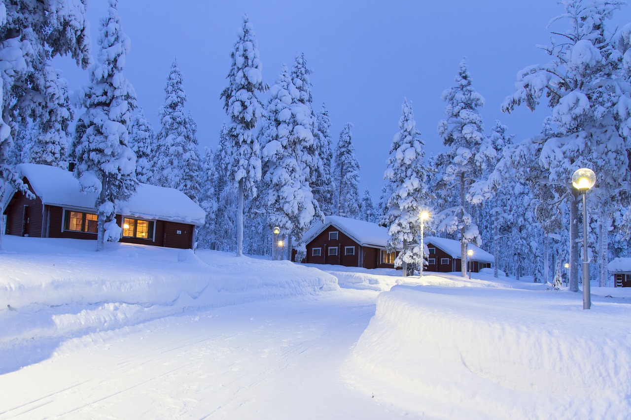Image - lapland winter snow wintry finland