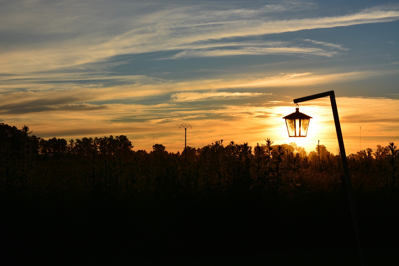 Image - sunset contrast backlight landscape