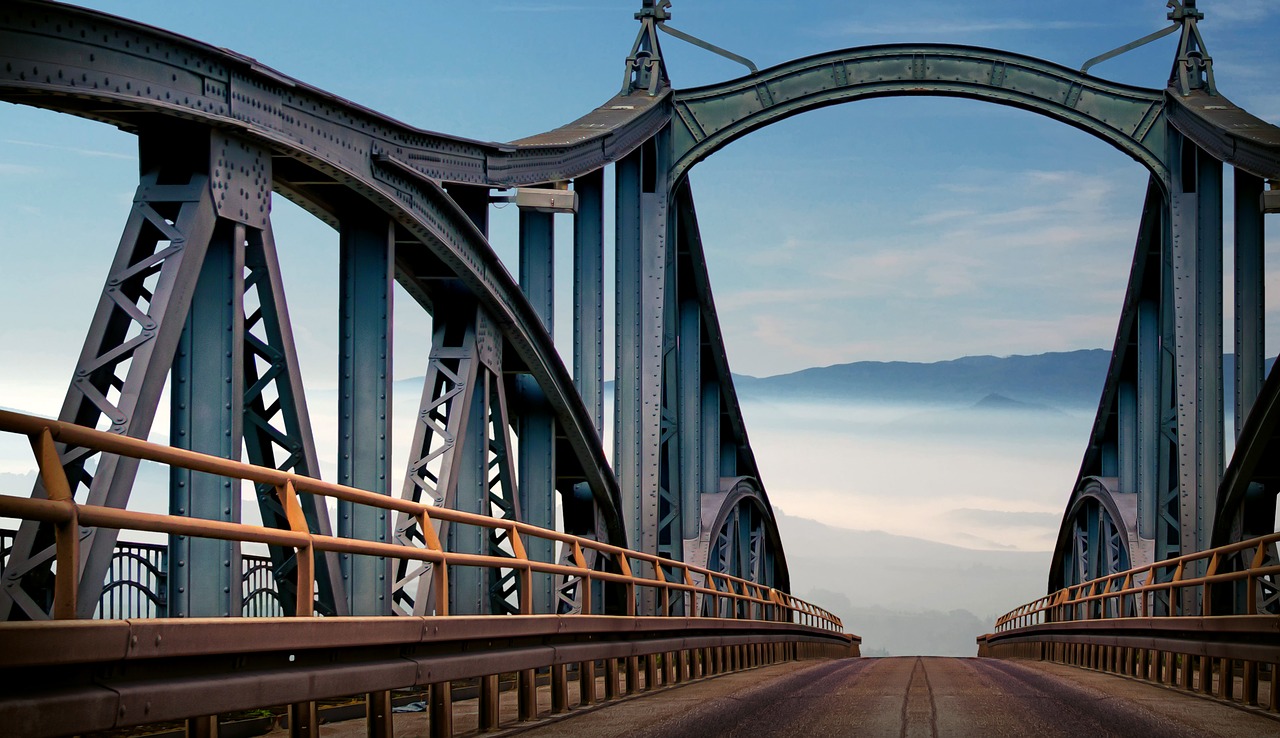 Image - mountains bridge travel wanderlust