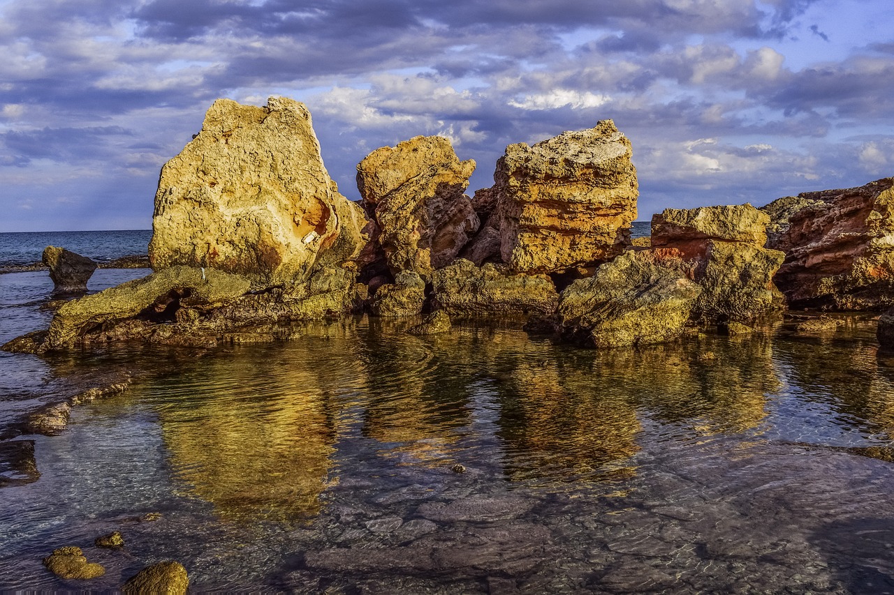 Image - rocky coast rock formation sea