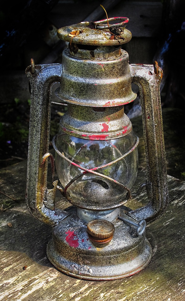 Image - lamp lantern kerosene lamp light