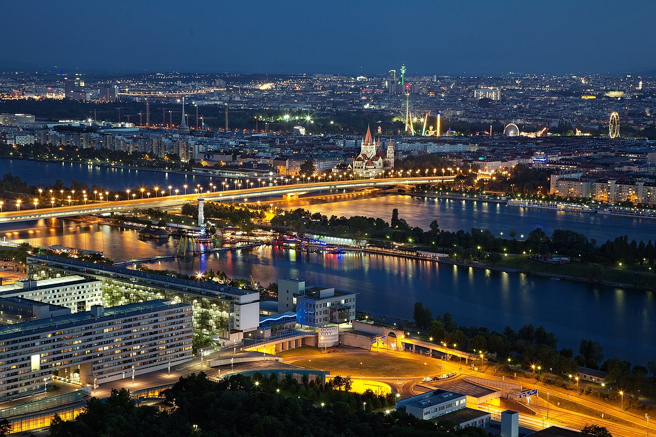 Image - vienna evening night abendstimmung