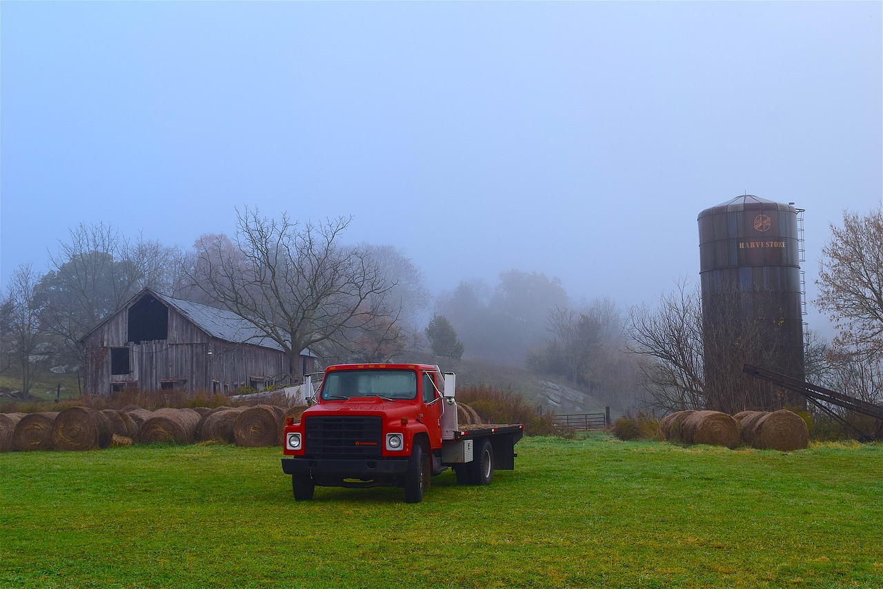 Image - farm truck silo rustic country