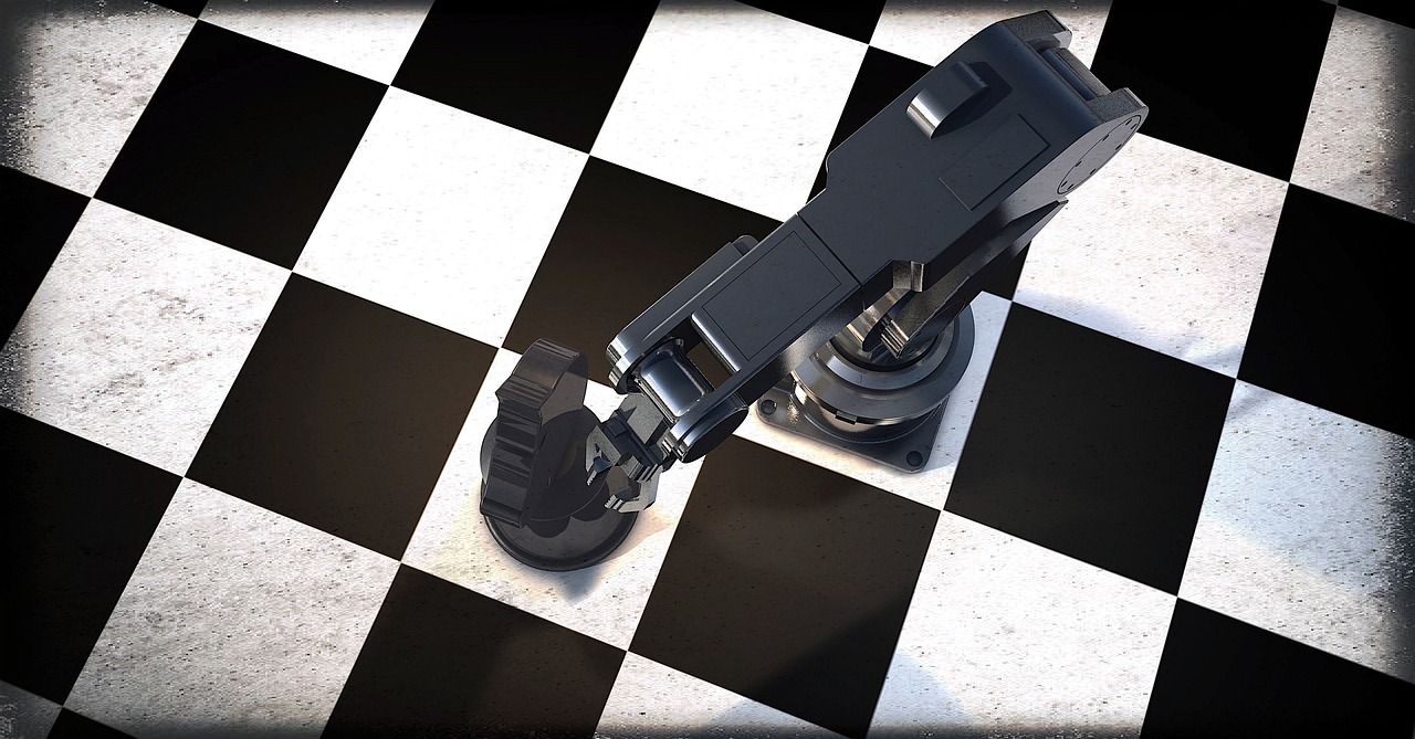 Image - robot robot arm chess horse