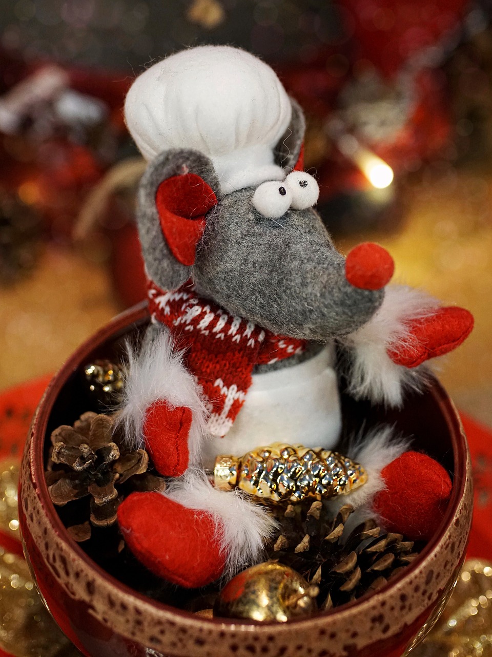Image - mouse advent christmas decoration