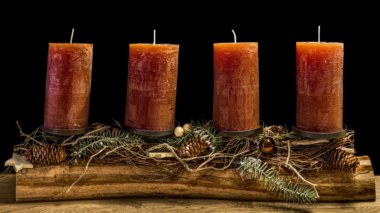 Image - advent wreath christmas wreath