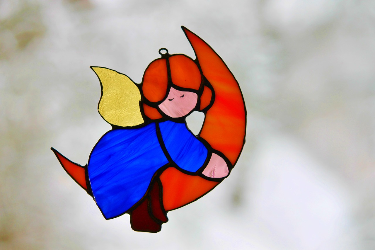 Image - angel windowing snow christmas