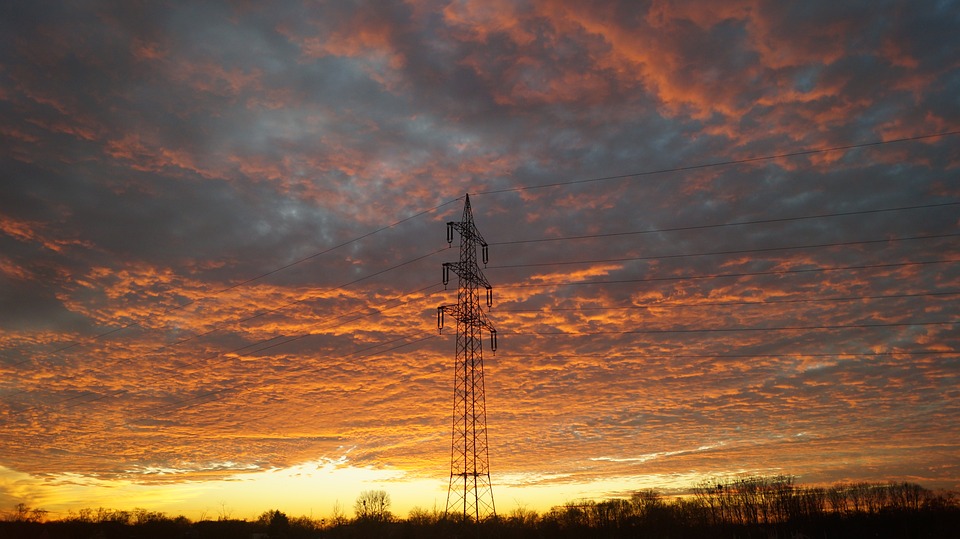 Image - sunset sun clouds sky setting sun