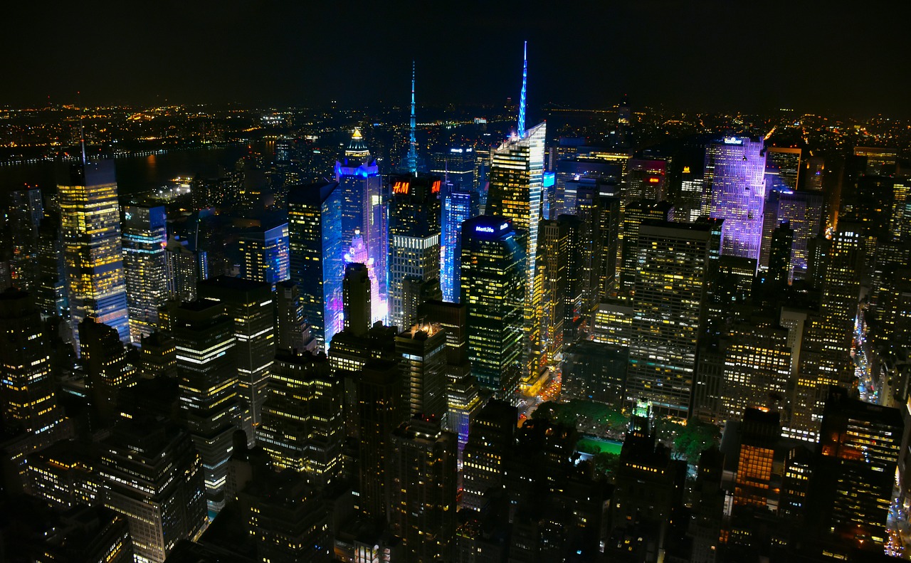 Image - new york night manhattan