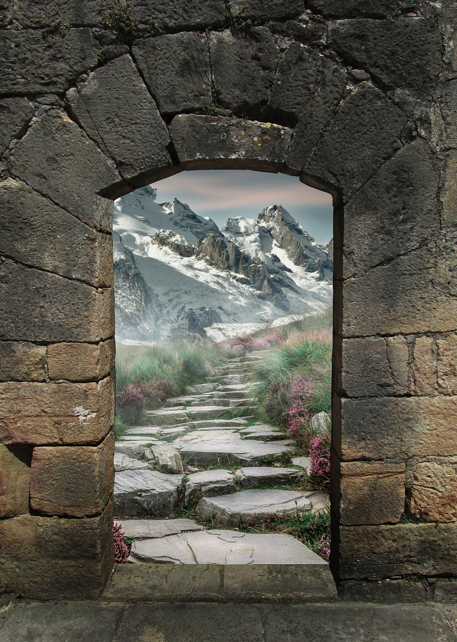 Image - fantasy gate arch portal magic