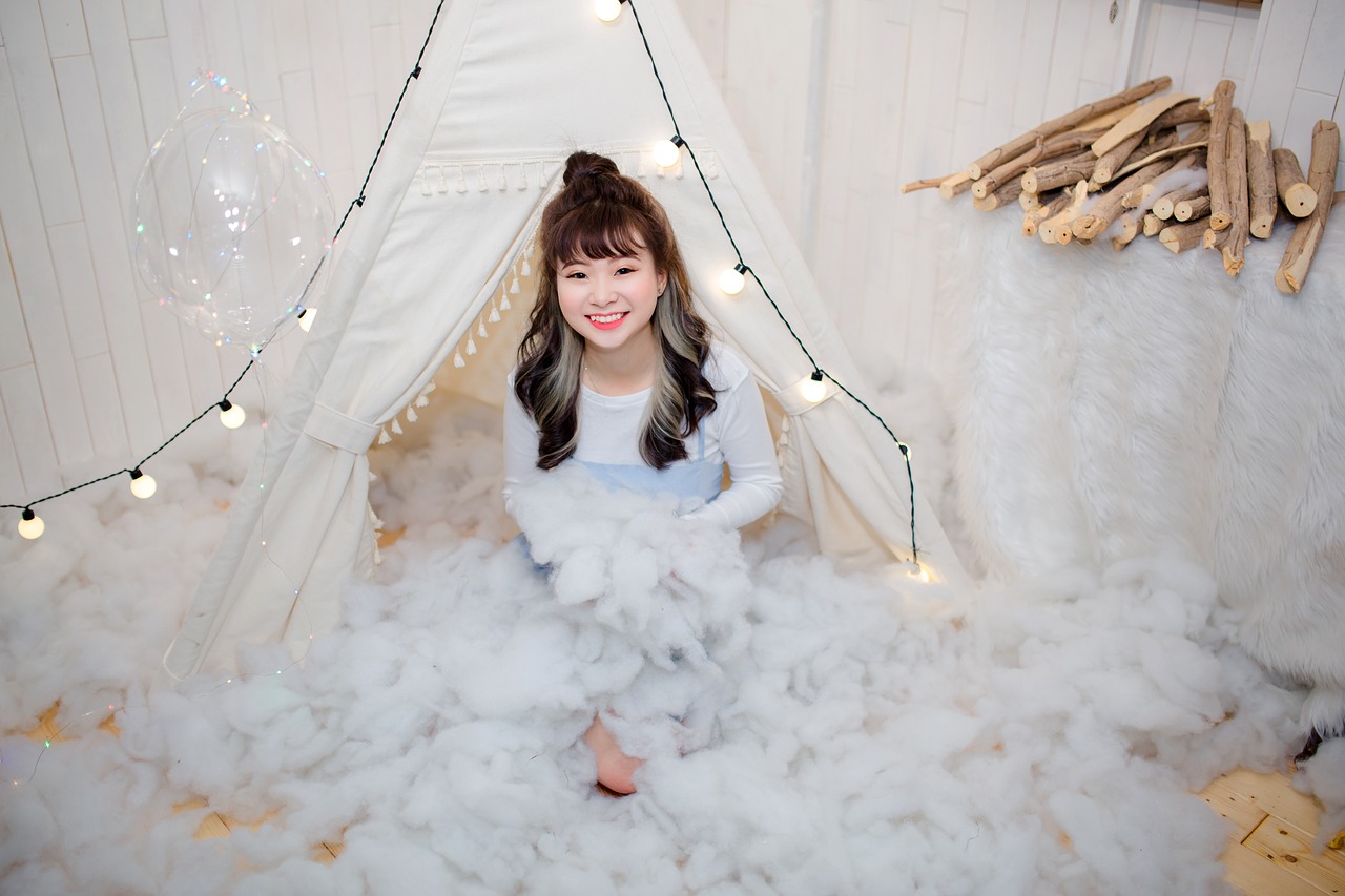 Image - girl winter snow cold happy young