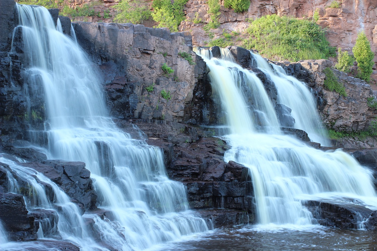 Image - waterfall river motion cascade