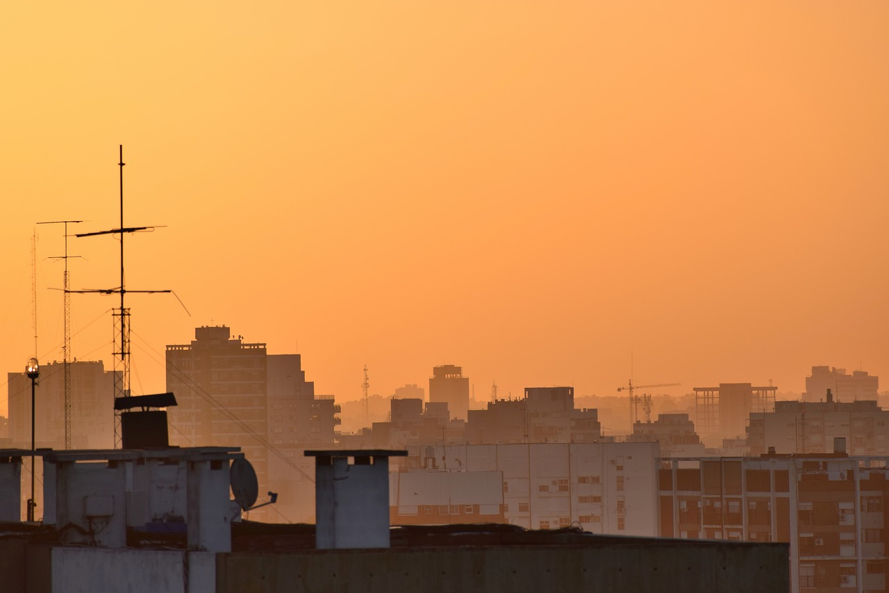 Image - sunset evening afternoon orange