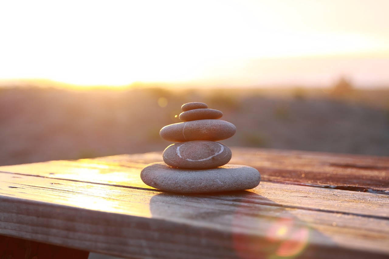 Image - cairn sunset nature relaxation