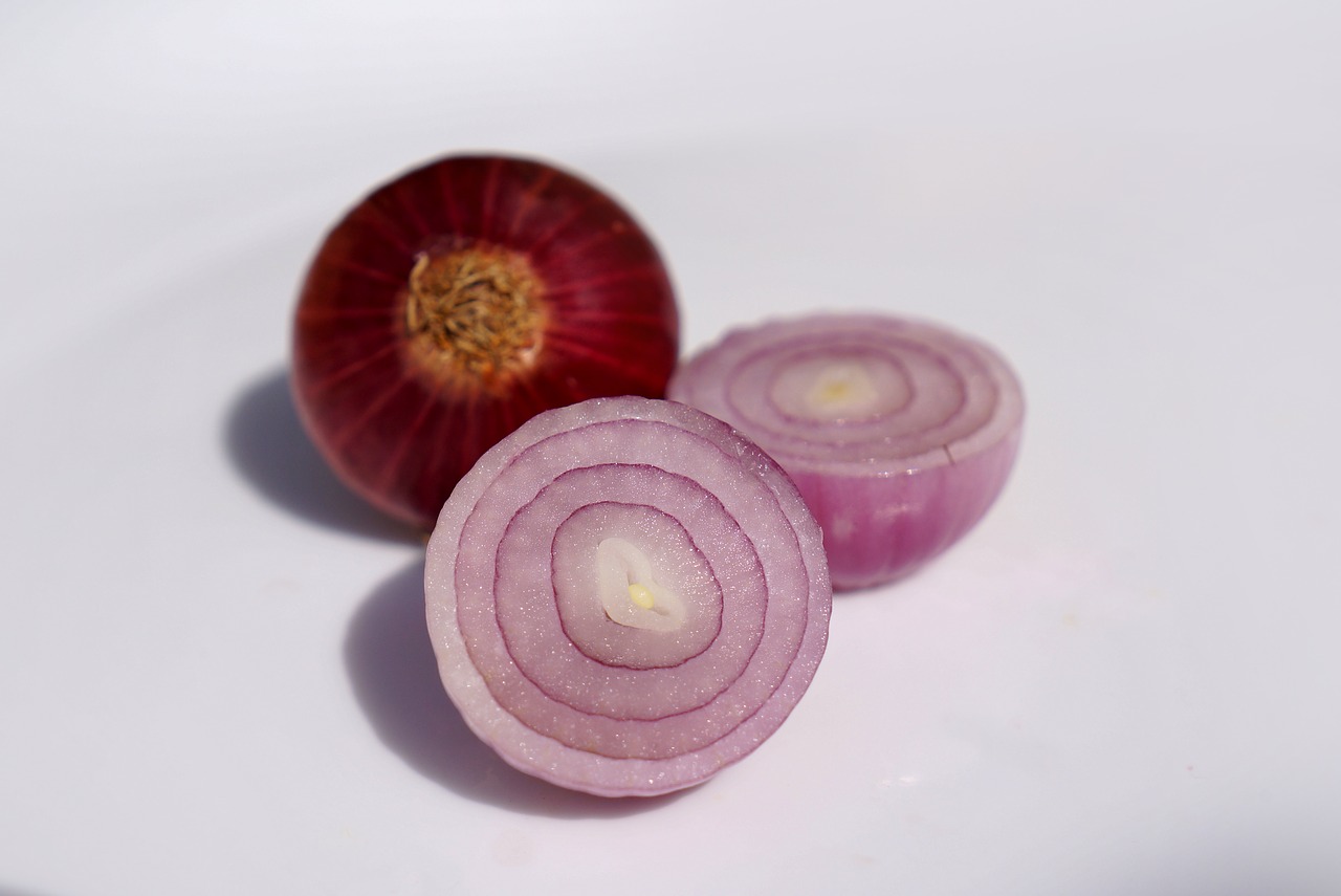 Image - spices onion purple food cut