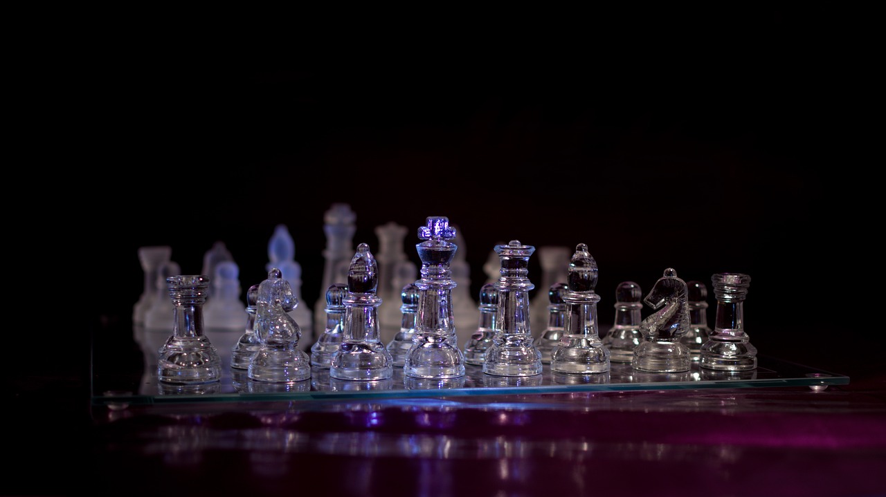 Image - chess glass chess pieces chess game