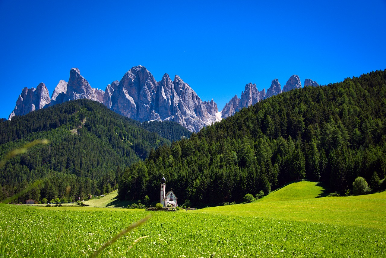 Image - val di funes church italy nature