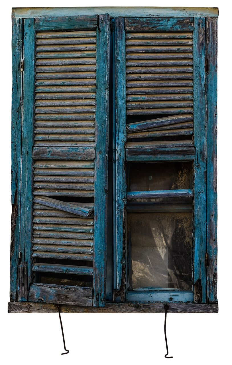 Image - window shutter shutters old wood