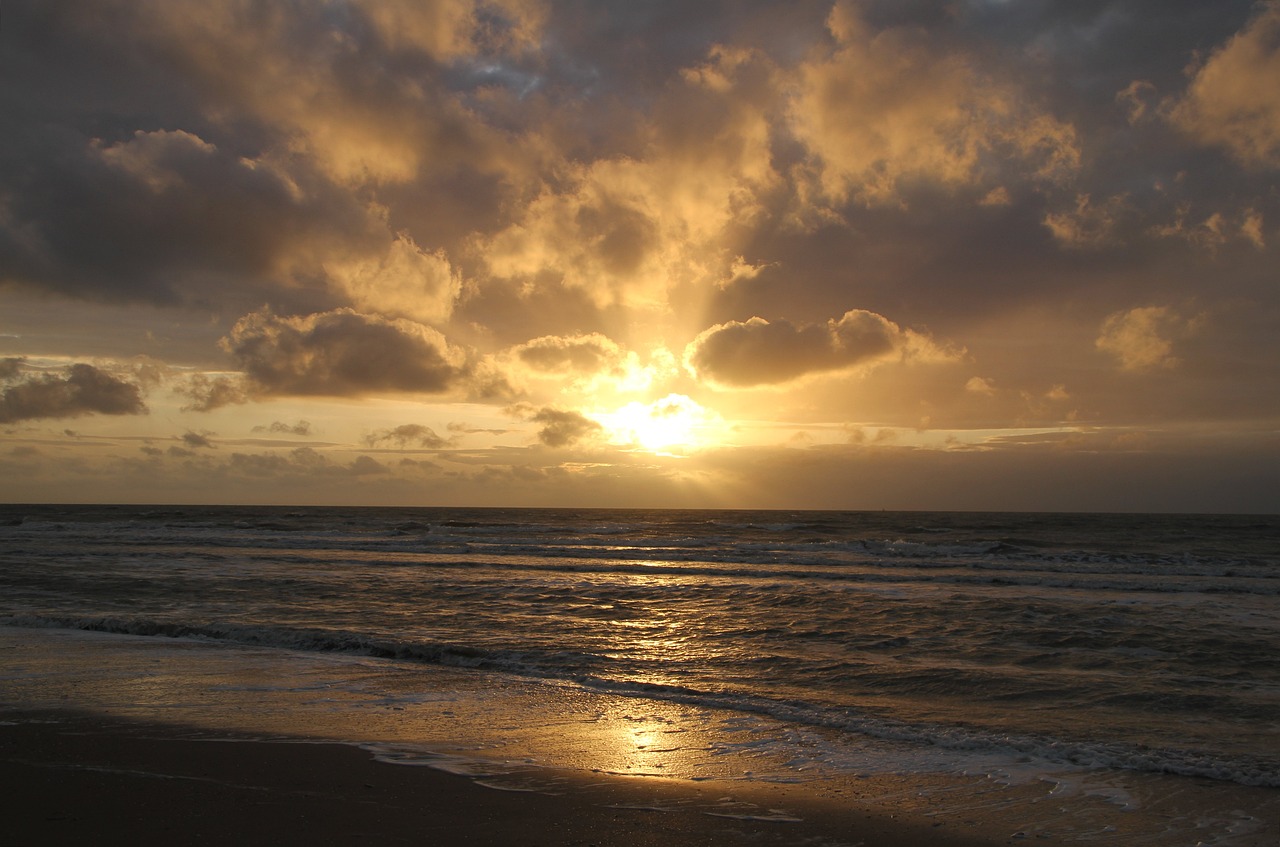 Image - sky sunset horizon colors sand