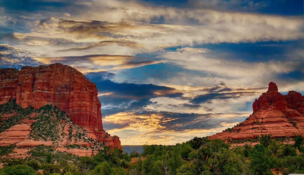 Image - landscape canyon mountain sky