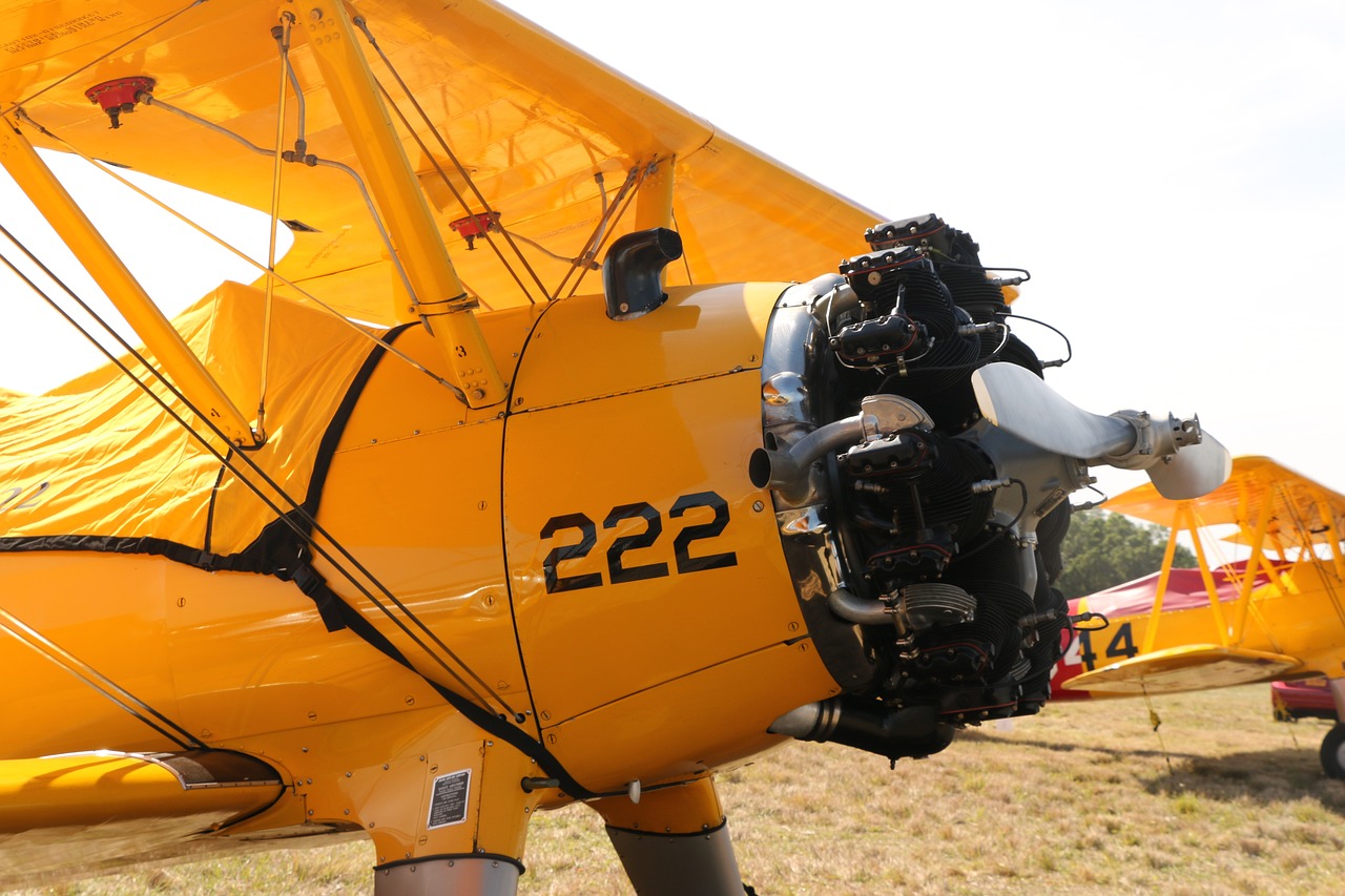 Image - aircraft old plane radial engine