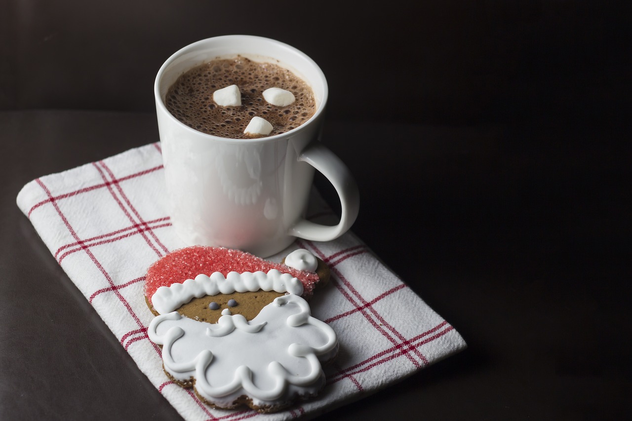 Image - christmas santa cookie cup hot