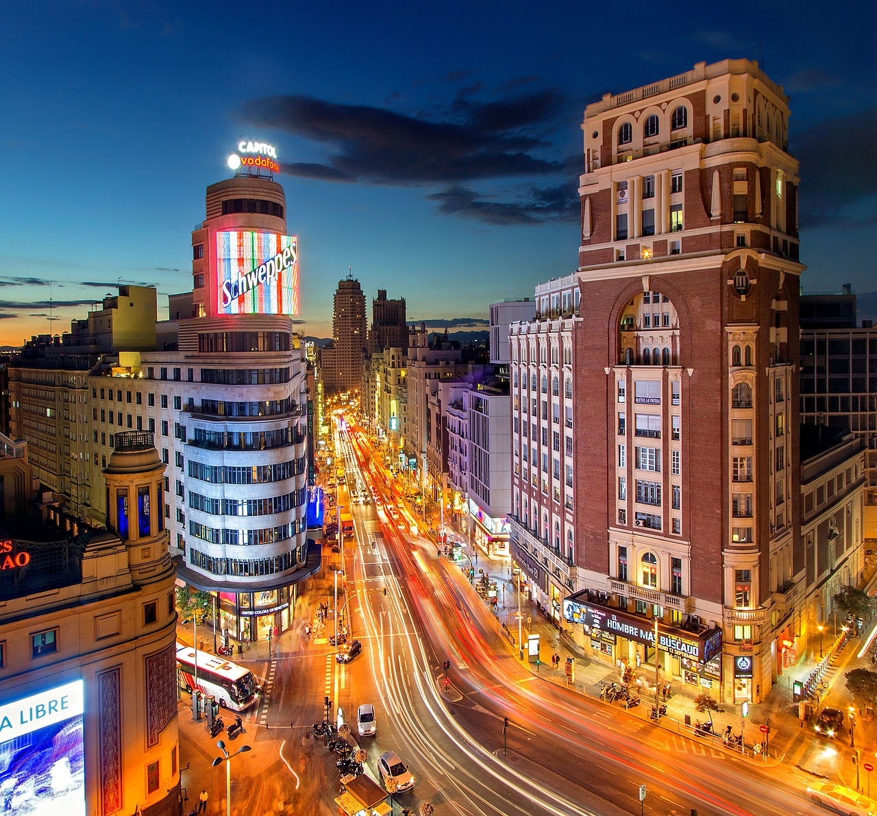 Image - madrid plaza del callao spain