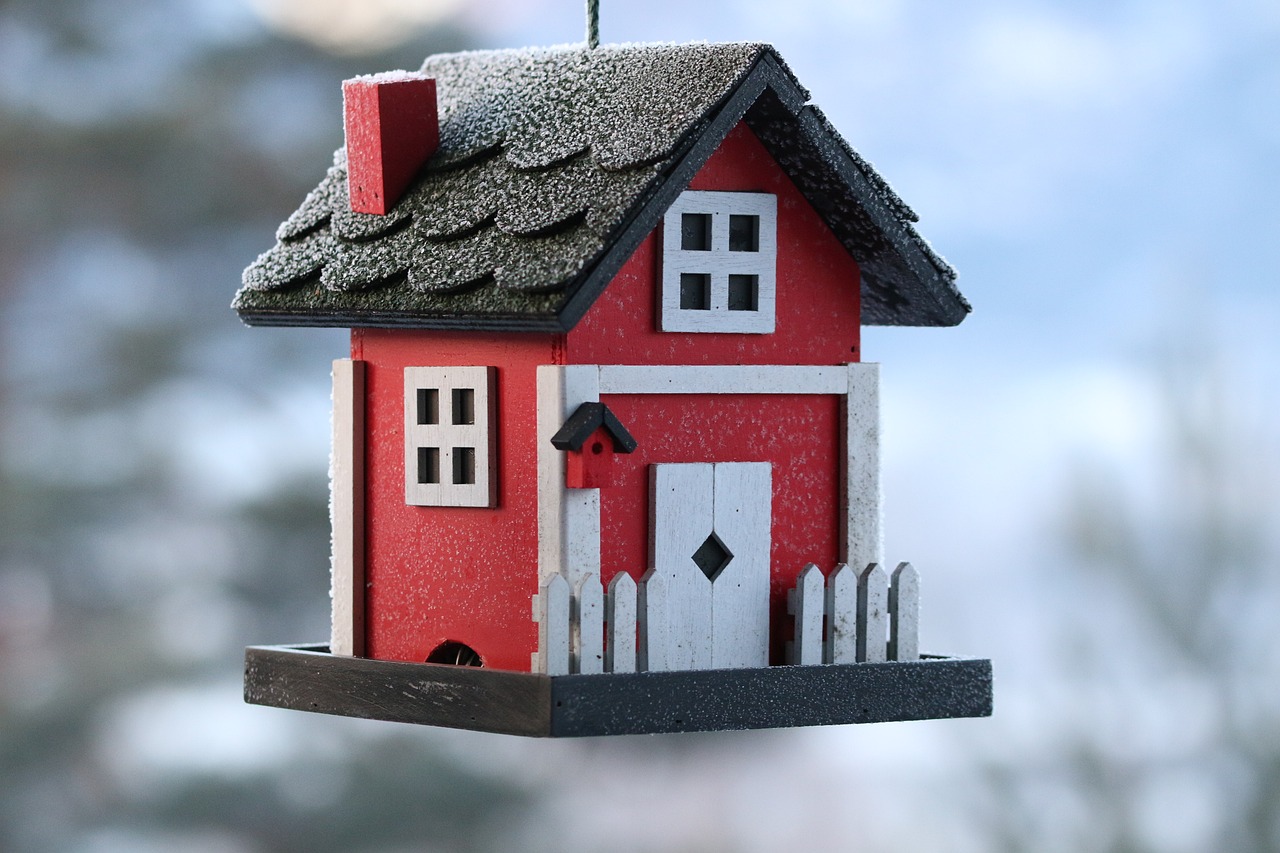 Image - outdoors birdhouse winter norway